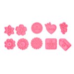 Set de 10 mini stamp para cookies dia de la madre