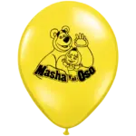 Globos de latex estampado Masha y el Oso x 10 unidades