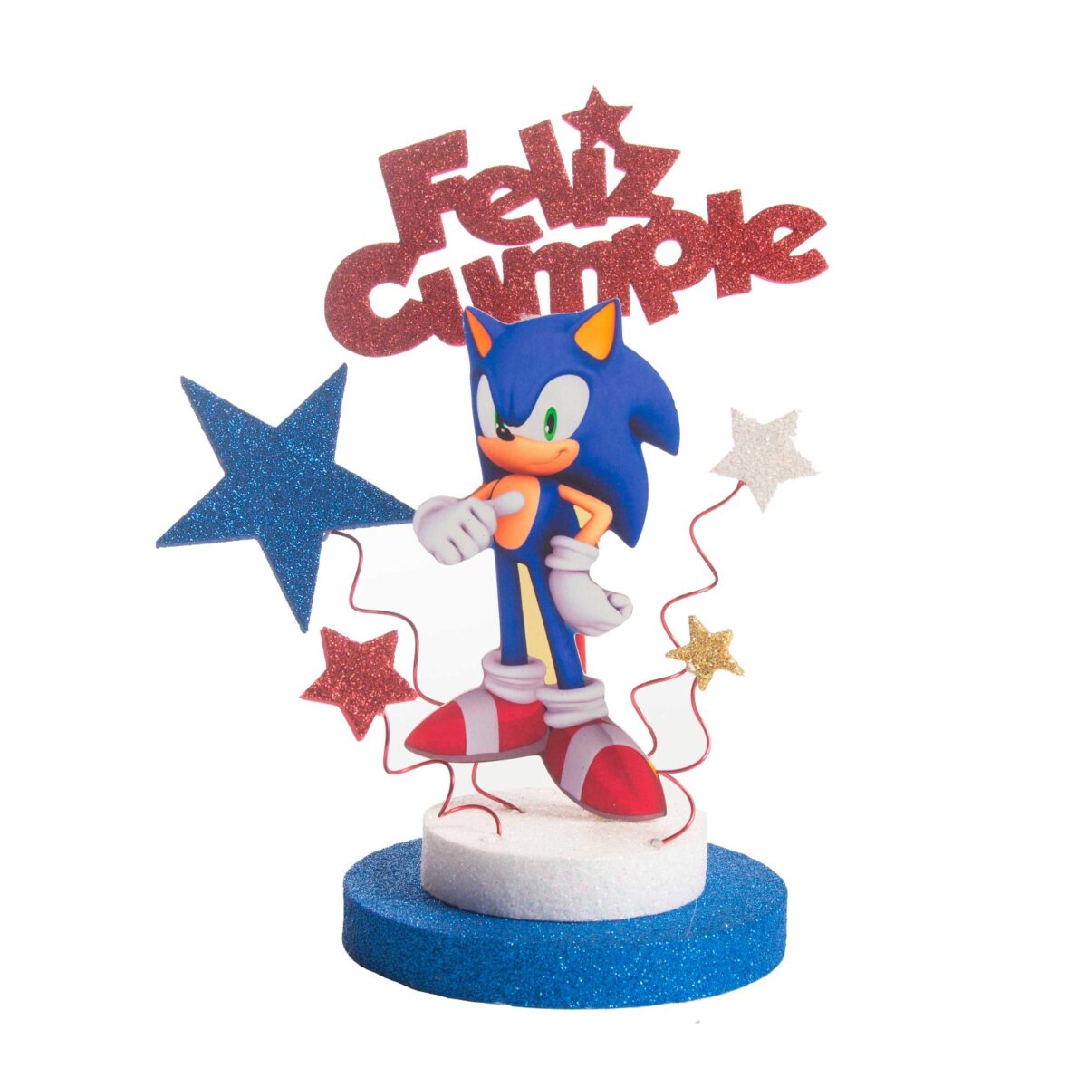 Adorno de torta Sonic