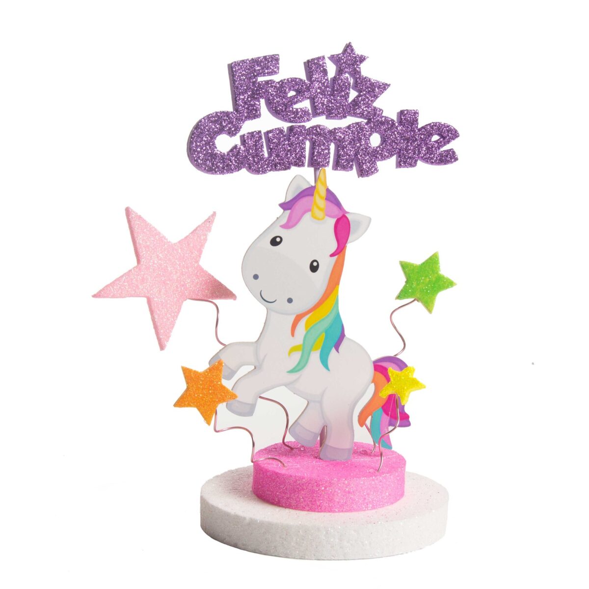 Adorno de torta Unicornio