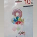 Set de globos x 10 unidades Dona y otros