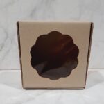 Caja craft mini con visor 10x10x 5cm x 1 unidad