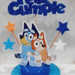 Adorno para torta base redonda Bluey