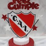 Adorno para torta base redonda Independiente