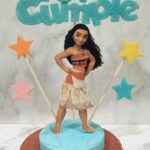 Adorno para torta base redonda Moana