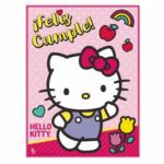 Poster cartón para decorar Hello Kitty