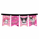 Banderín para decorar Kuromy y My Melody