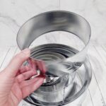 Cintura de hojalata fija redonda 8 cm de alto y 14 cm de diámetro