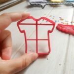 Cortante plástico para cookie o galletita camiseta de fútbol