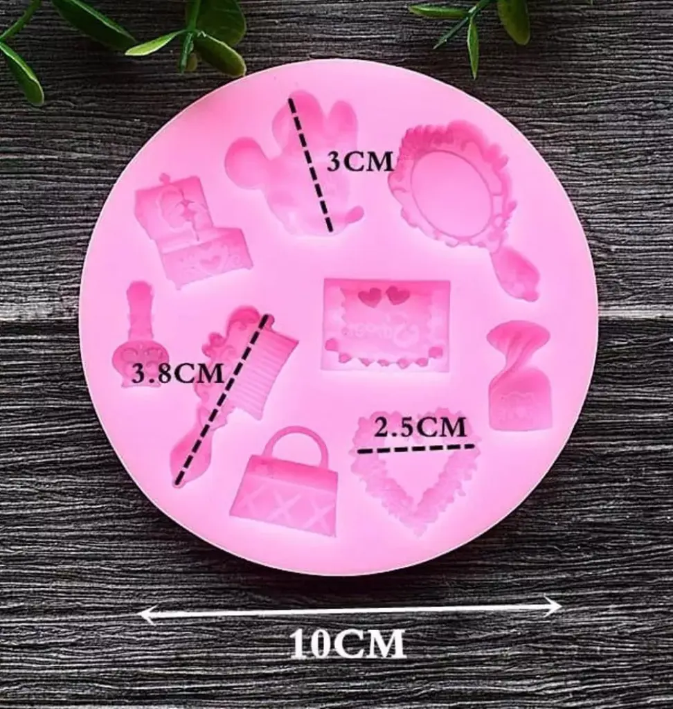 Molde de silicona Minnie Paris medidas