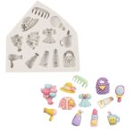 Molde de silicona para modelar accesorios de damas