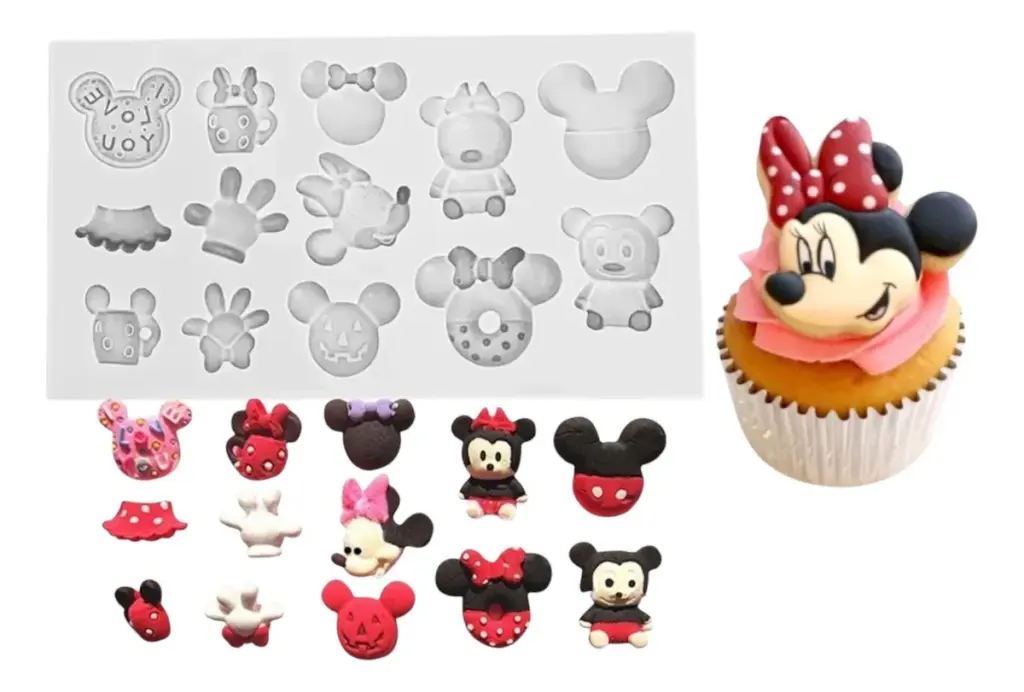 Molde de silicona disney variados