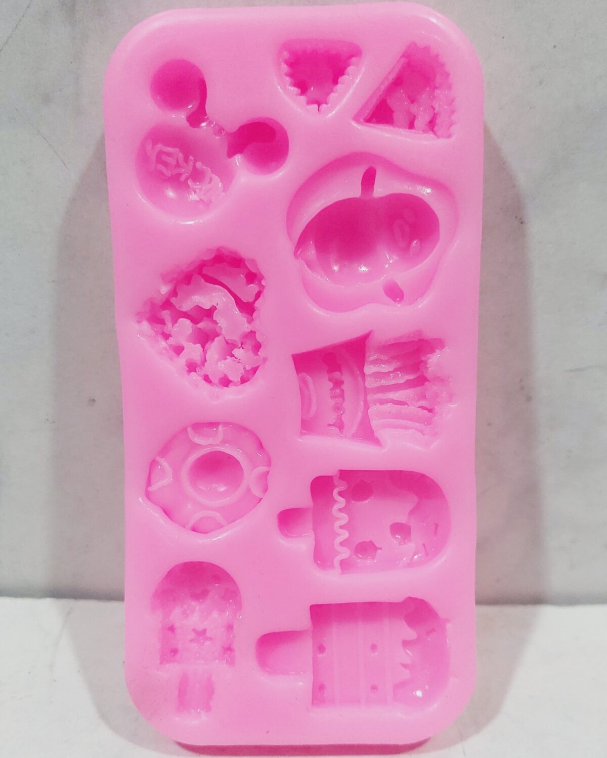 Molde de silicona miniaturas heladitos y golosinas scaled