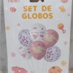 Set de 6 globos Revelación es una nena