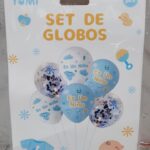 Set de 6 globos Revelación es una nene