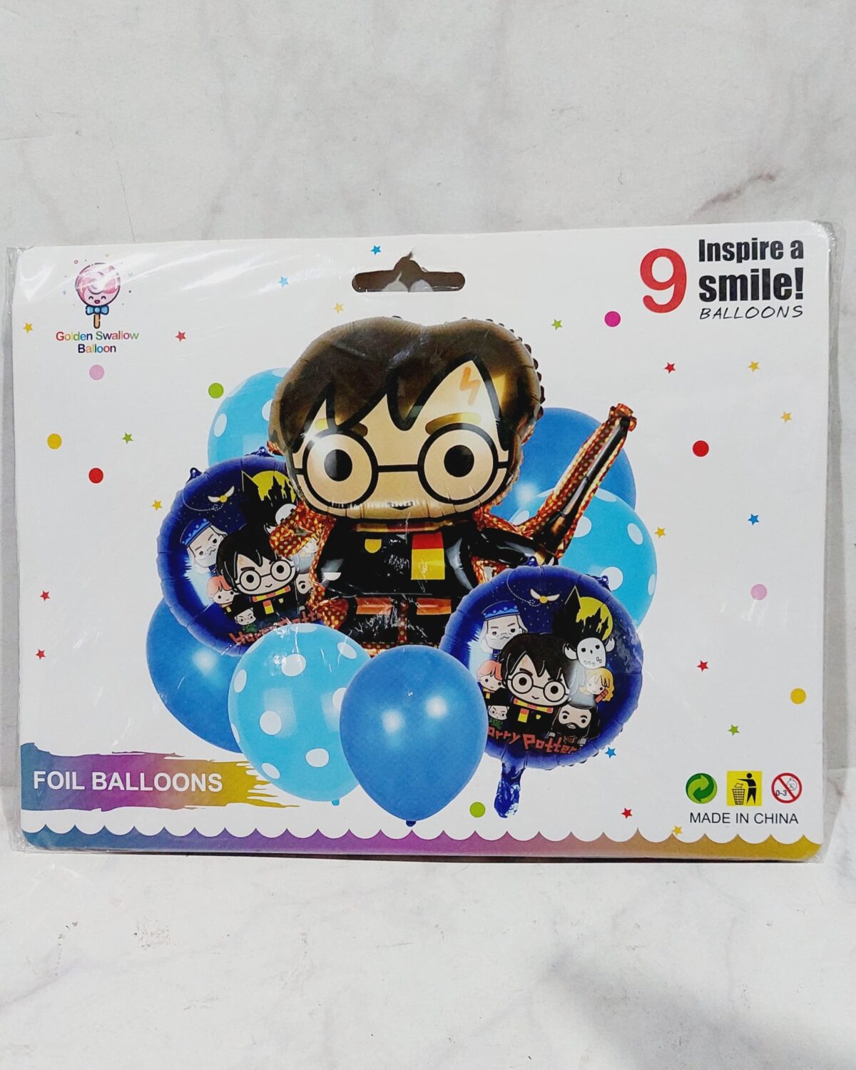 Set de globos x 9 harry Potter scaled