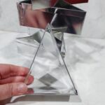 Cortante de hojalata triangulo para media luna