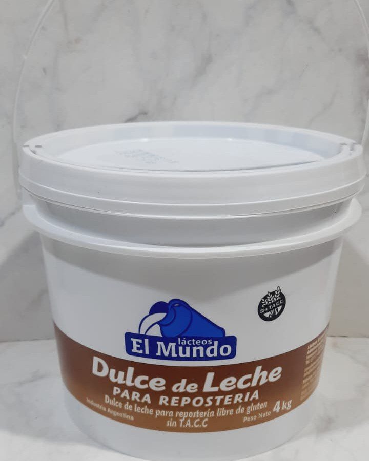 Dulce de leche repostero El Mundo x 4 kg