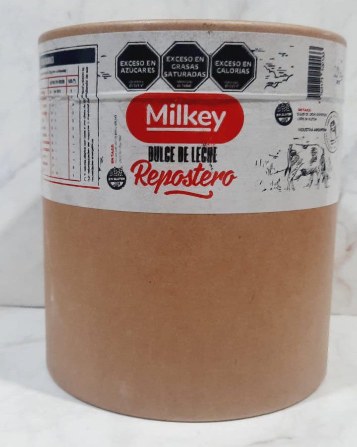 Dulce de leche repostero Milkey x 3 kg