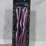 Set de 6 velas  perladas ondas rosas