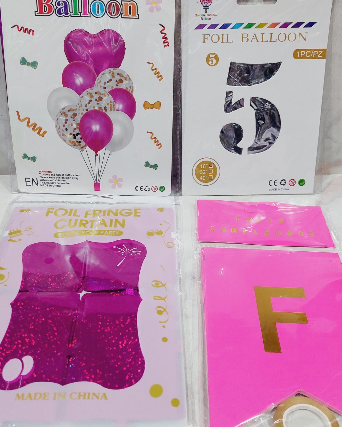combo decoracion cumpleanos fucsia scaled