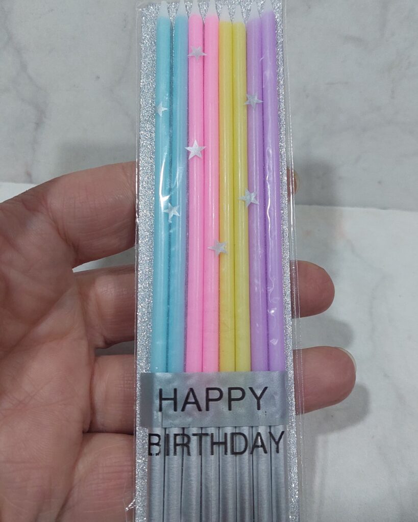 velitas pastel x 8 finitas