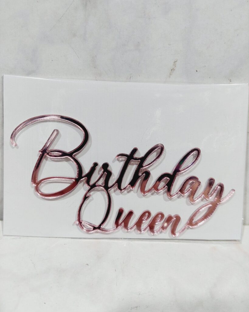 Birthday QUEEN ROSA GOLD