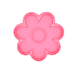 Cortantede cookie con sello Flor 1