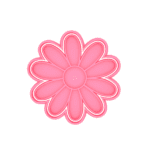 Cortantede cookie con sello Flor 2