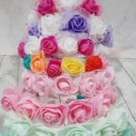 Vincha con flores de goma eva