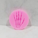 Molde de silicona  halloween mano esqueleto