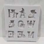 Molde de silicona  halloween palabra