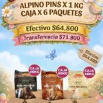 Baño de repostería Chocolate Alpino Pins paquete de 1 kg caja x6 kilos