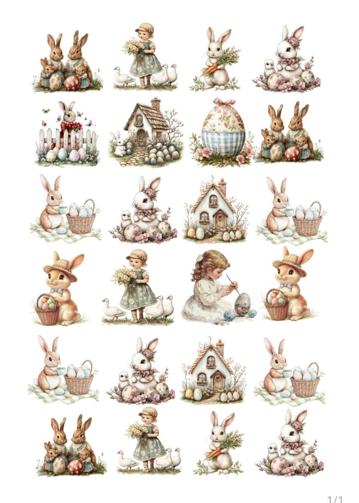 Chocotransfer PAscuas huevo conejitos 9