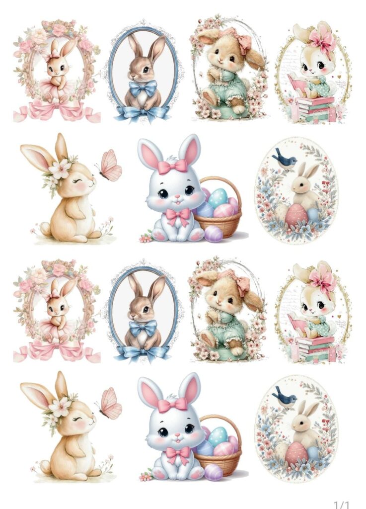 Chocotransfer Pascuas Huevo conejitos 4