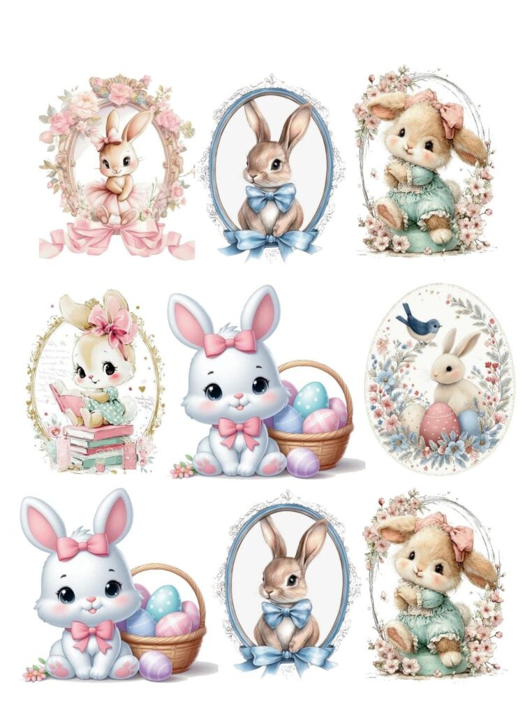 Chocotransfer Pascuas Huevo conejitos 5