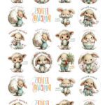 Lámina chocotransfers Pascuas Oreo M 8 ( 2026)