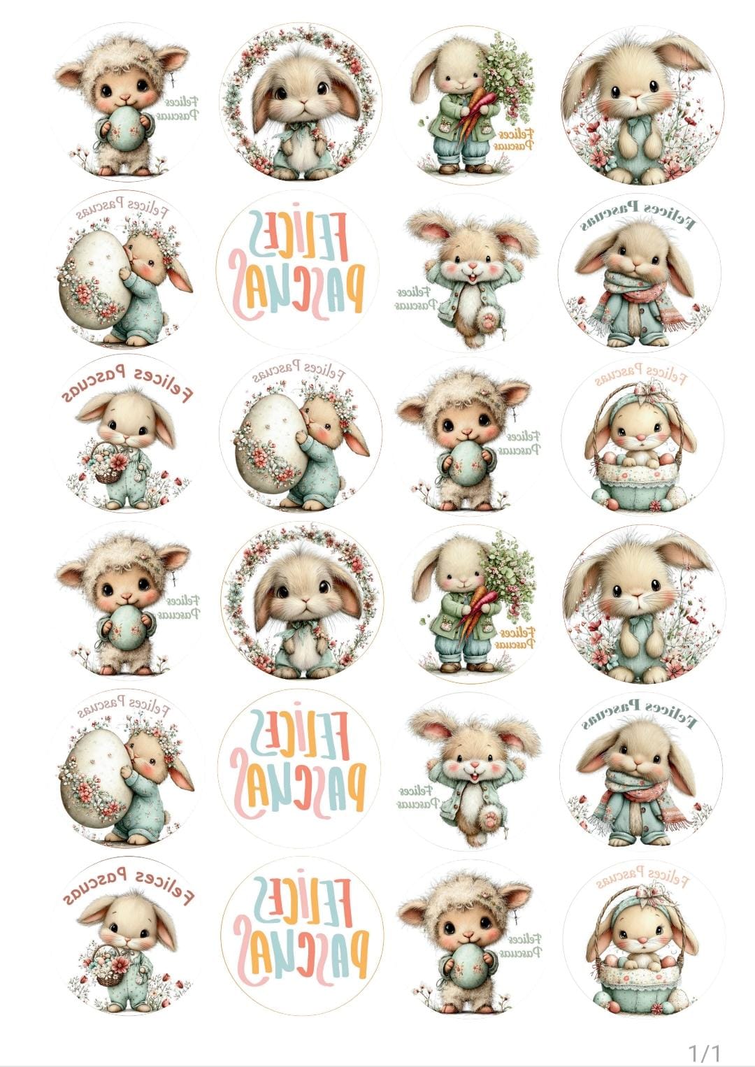 Chocotransfer Pascuas Oreo M 8 Lámina chocotransfers Pascuas Oreo M 8 ( 2026) - Imagen 1