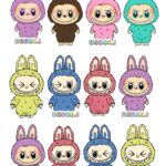 Lámina chocotransfers Huevo de LaBubu 8 cm