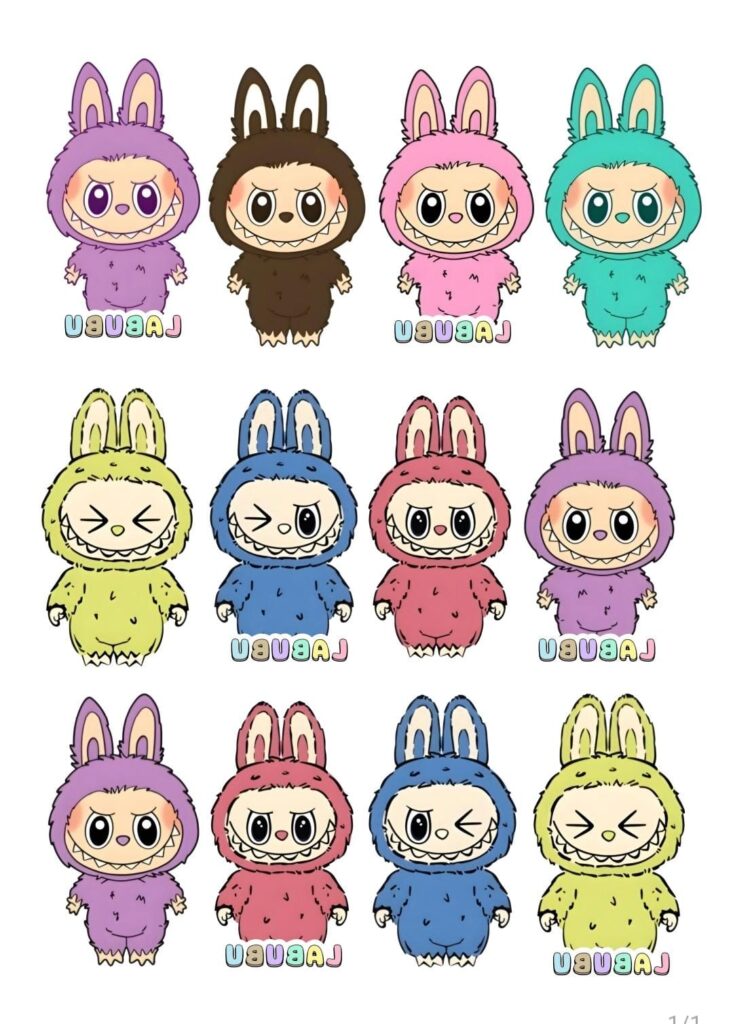 Chocotransfer Pascuas huevo LaBubu 8 cm