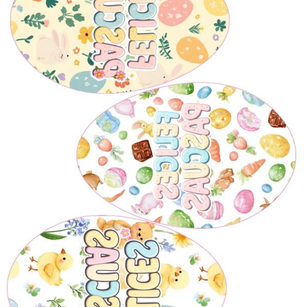 Lámina chocotransfers Huevo plano Parpen 15 cm M 3