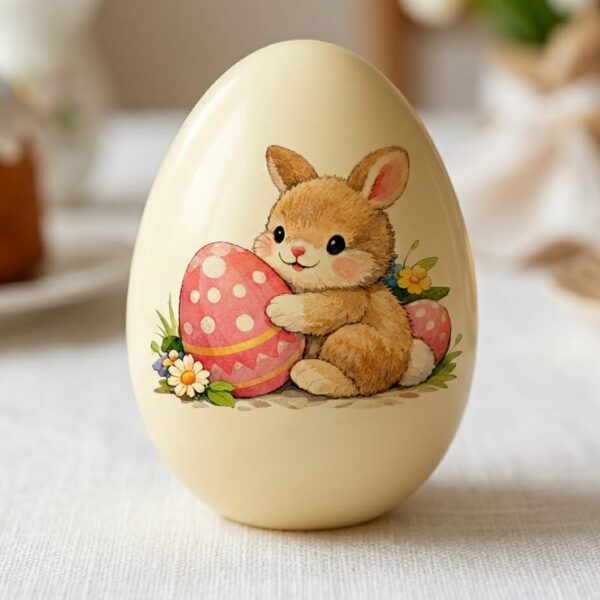 Lámina chocotransfers Huevo de Pascuas conejitos 3