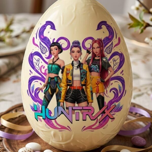 Lámina chocotransfers Huevo de Pascuas Guerreras K pop