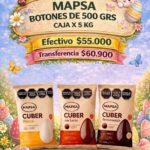 Baño de repostería Mapsa Cuber monedas x 500 grs caja x 5 kilos