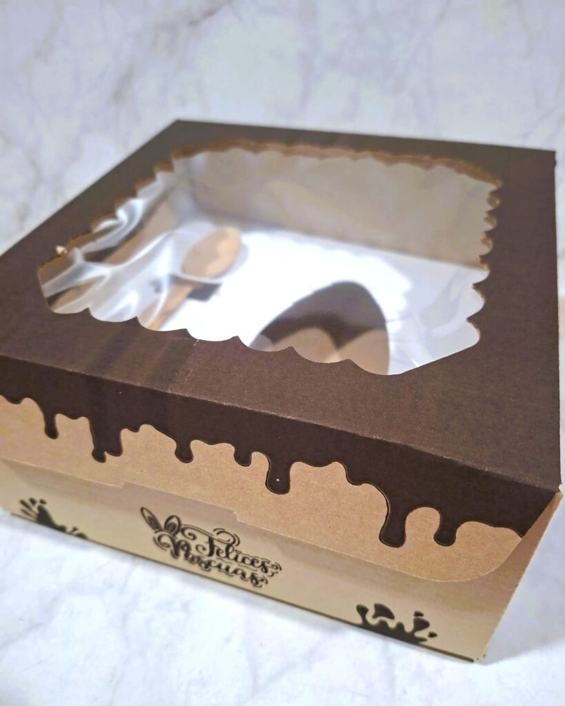 caja para medio huevo craft estampado 1
