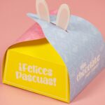 Caja para huevo de pascuas mini maletin x 10 unidades PREVENTA