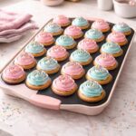 Molde de metal  para cupcakes x 24 cavidades