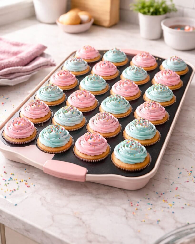 Molde de cupcakes x 24 u salmon 1
