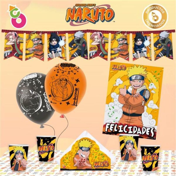 Naruto Bolsitas de papel estampadas con gliter x 8 u - Imagen 11