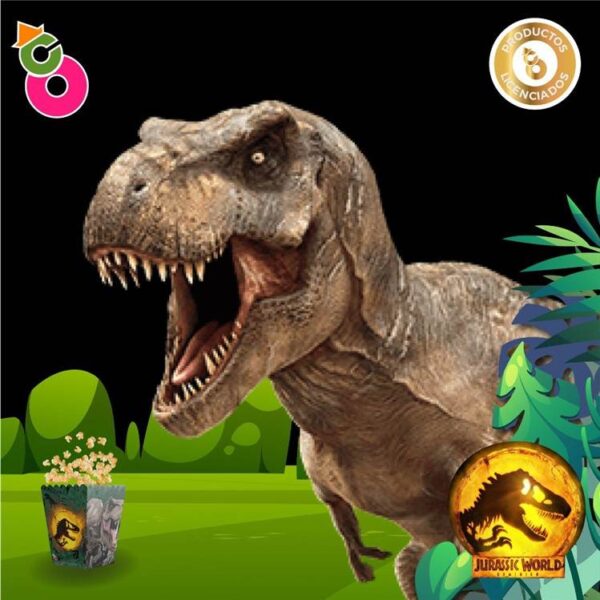 Jurassic World piñata de cartón x 1 - Imagen 3